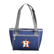 LOGO BRANDS Houston Astros Crosshatch 16 Can Cooler Tote 513-83-CR1